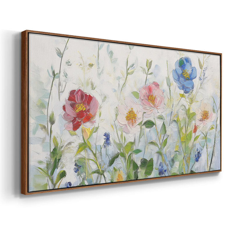 Botanical Series-CCDCLI - Toile tendue avec châssis tendue, prête à être accrochée, H 25 po x l 49 po, Noyer