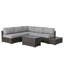 Fully Assembled 4-Person Wicker Patio Set With Cushions