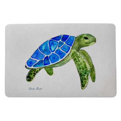Paillasson intérieur antidérapant Drake's Sea Turtle 26 po x 18 po
