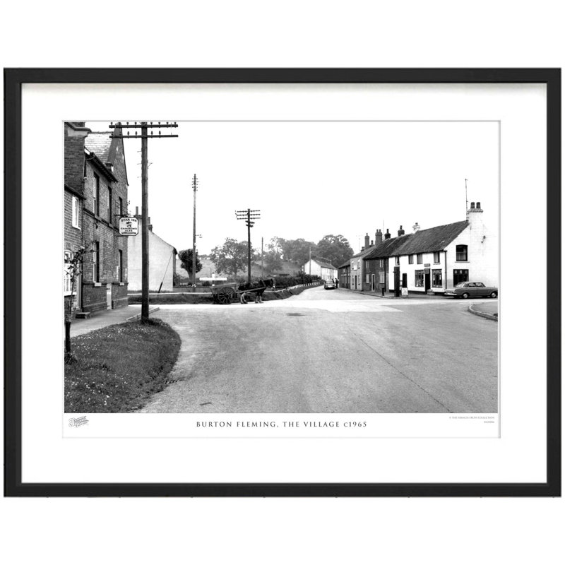 Burton Fleming, The Village C1965 by Francis Frith - Single Picture Frame Print, 60cm H x 80cm W x 2.3cm D