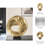 Mercer41 15" Emmie Gold Statuary