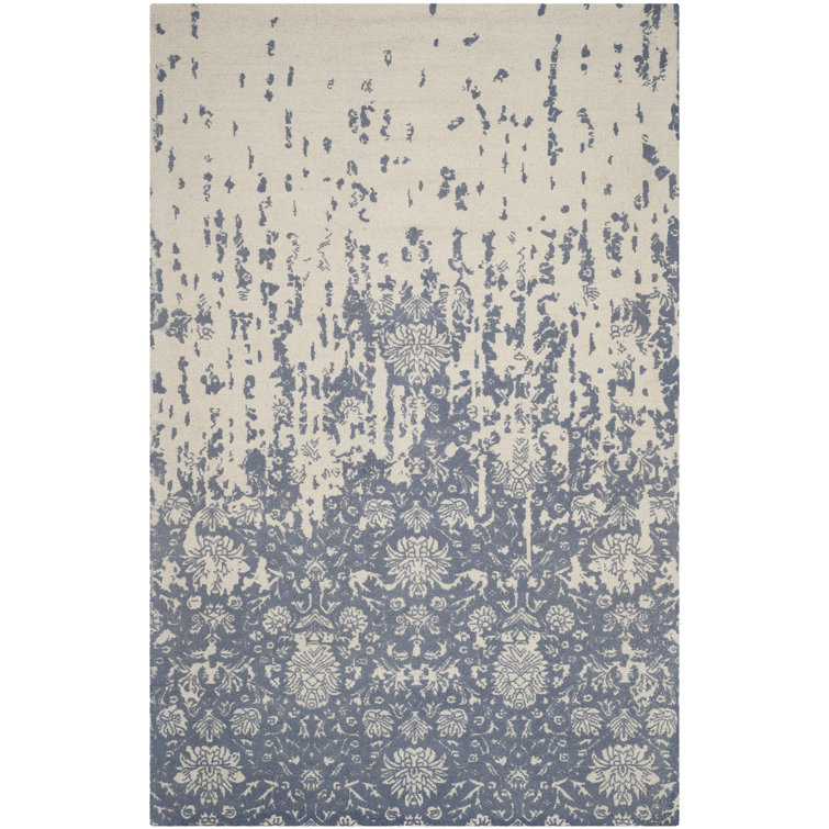 Ellicottville Restoration Vintage Hand Tufted Wool Floral Rug