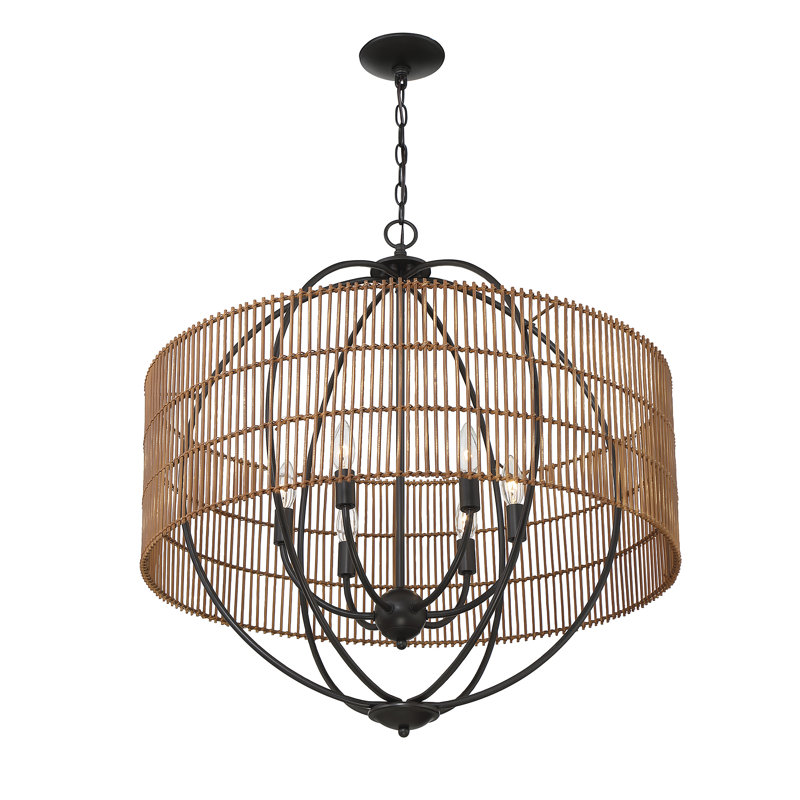 Luminaire suspendu 6 lumières Fernley