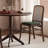 Brown Round Solid Wood Dining table-1285210419