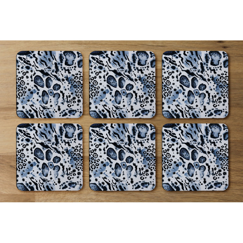 Square 6 Piece Coaster Set