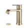 Single-Hole Single-handle Bathroom Faucet with Drain Assembly