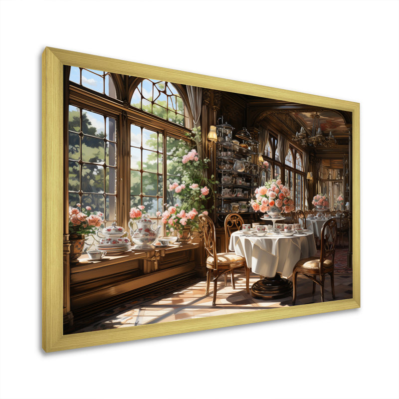 Art sur toile, "Country clubs", H 24 po x l 32 po x P 1 po, Cadre doré à une seule photo