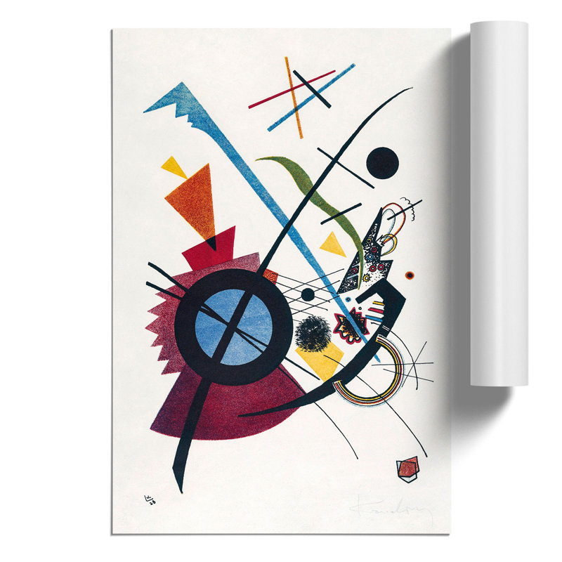 Violet by Wassily Kandinsky - Frameless Print, 30cm H x 21cm W x 0.1cm D