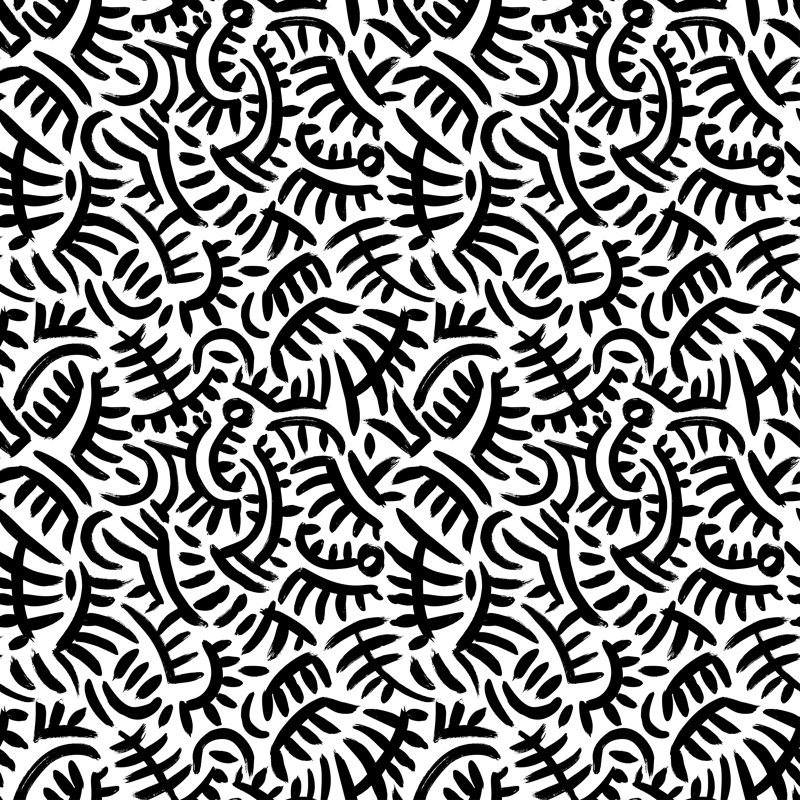 Motif tribal et ethnique Acilino par Asya_Mix, H 20 po x l 20 po