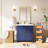 Metal Rectangle Mirror with Aluminum Frame, Bathroom Mirror with Resistant Glass-1301543975-1299815384
