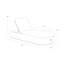 BARCELONA LOUNGER - NATURAL - STINSON WHITE