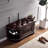 American Vintage Shoe Bench 10 Pair Shoe Storage Bench-100559568