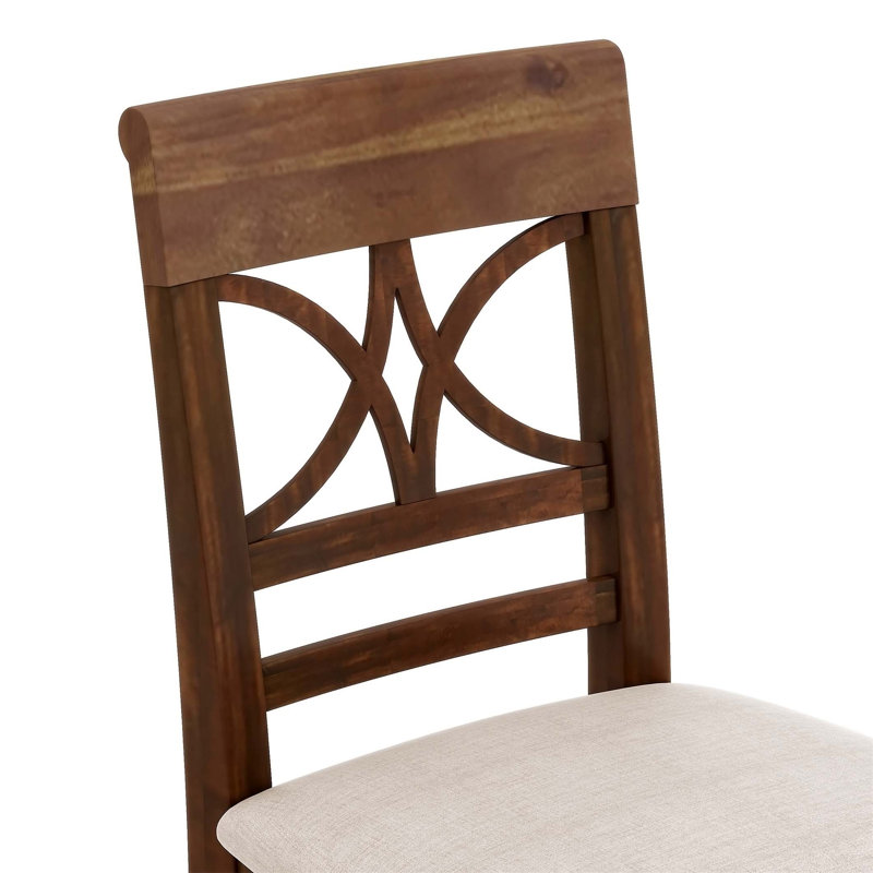 Grifton 6 - Person Counter Height Dining Set,dining room set,dinning table set, Walnut