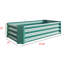 Lit rectangulaire en métal surélevé pour légumes, plantes, herbes de rouille, assemblage facile, preuve-502955462-502955463