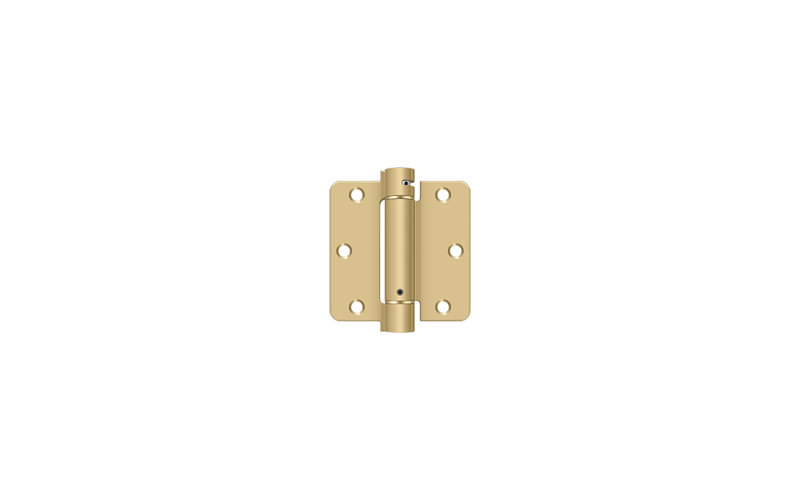 Steel Hinge, PVD Polished Brass