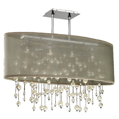 Dottie 4 - Light Dimmable Geometric Chandelier