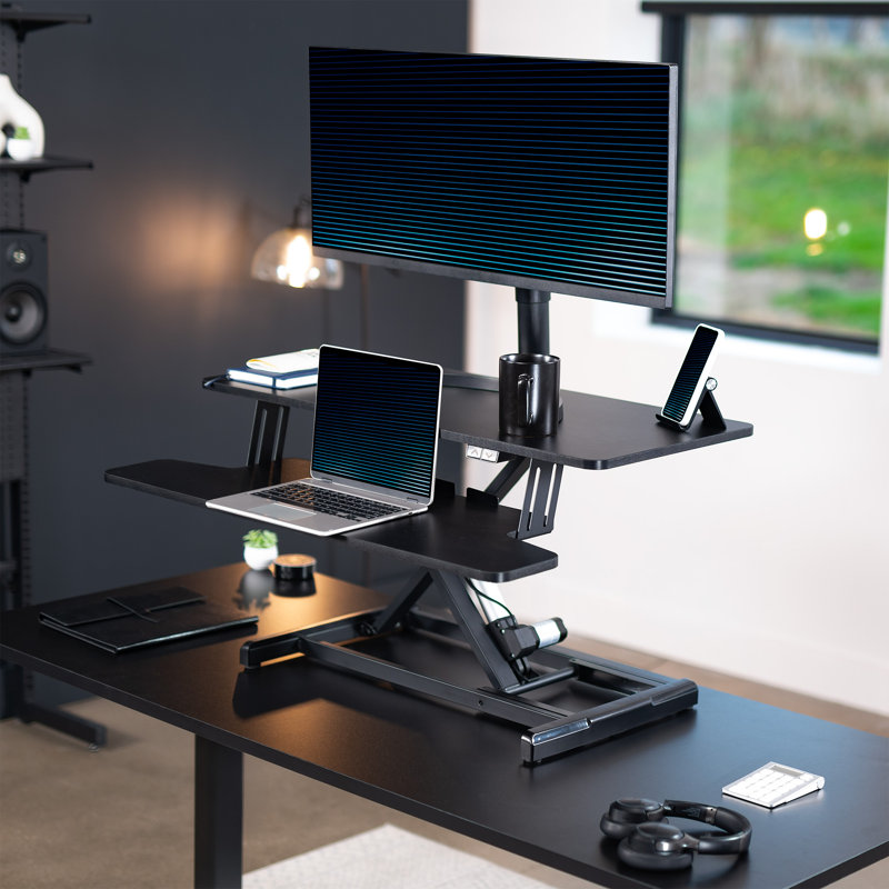 Support pour écran de bureau VIVO, H 5,7 po x l 36 po x P 15,7 po