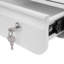 Under Desk Pull-Out Lockable Drawer 29.21*36.32Cm/11.5*14.3In((L*W)