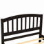Structure de lit plateforme simple avec lit gigogne-322571259