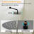 3-Function Pressure Balance Shower System With 10" Stainless Steel Rain Shower Head, Handheld Shower & Tub Spout, Cupc Certified