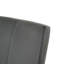Table ronde en verre de style moderne, conception transparente élégante, base de support durable, ensemble de chaises de salle à manger gris anthracite