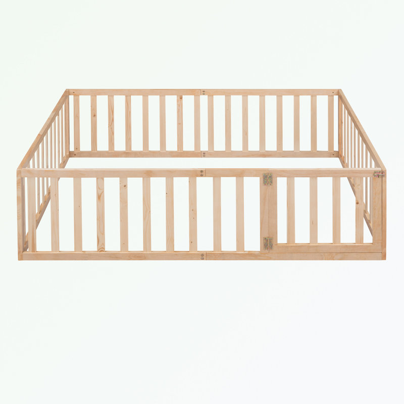 Ameshia Solid Wood Daybed, Natural, Full