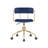 Levins Gold Chrome Task Chair-1430190405