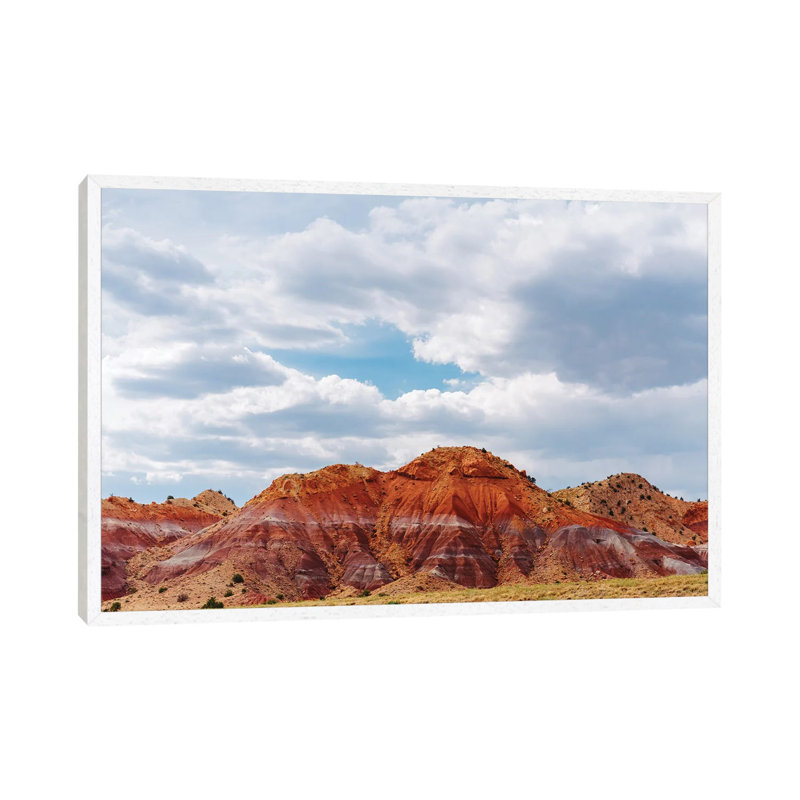 Abiquiu IV by Bethany Young - Print on Canvas, 45.72cm H x 66.04cm W x 3.81cm D, White Framed