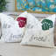 Coussin décoratif en coton 20 x 20 po Hannah