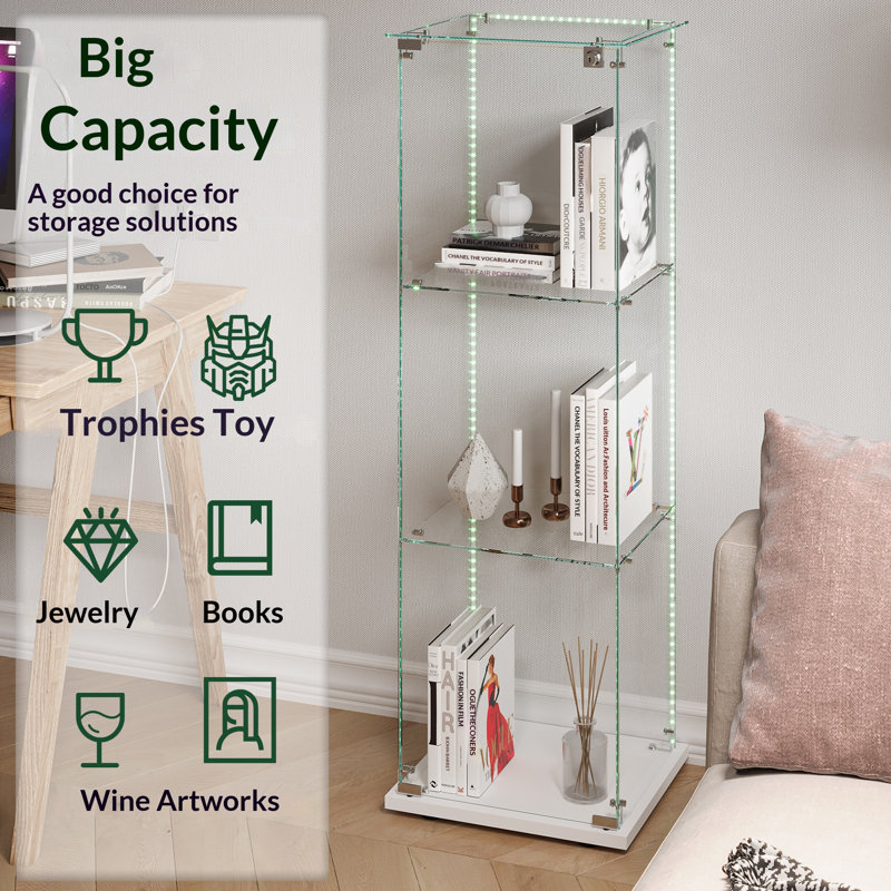 Display Cabinet, White