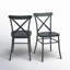 Chaise d'appoint en métal Aliha-7174276