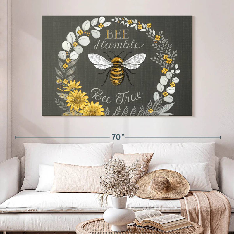 Brampt Bee Humble Bee True, 34" H x 51" W