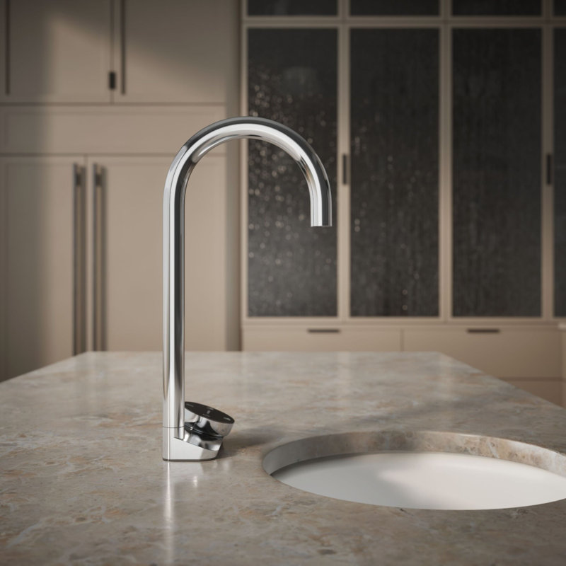 Aquifer4-In-1 Tall Arc Beverage Faucet, Polished Chrome