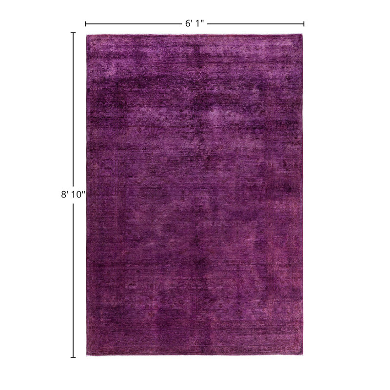 Klecka One-of-a-Kind 6' 1" X 8' 10" Hand Knotted Area Rug