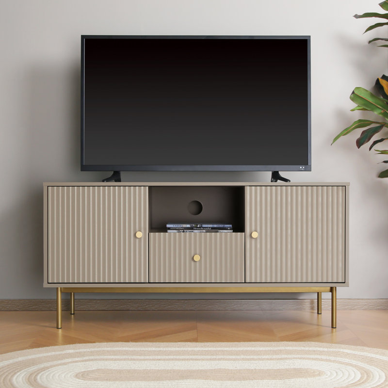 Aggri TV Stand for TVs up to 88", Grey