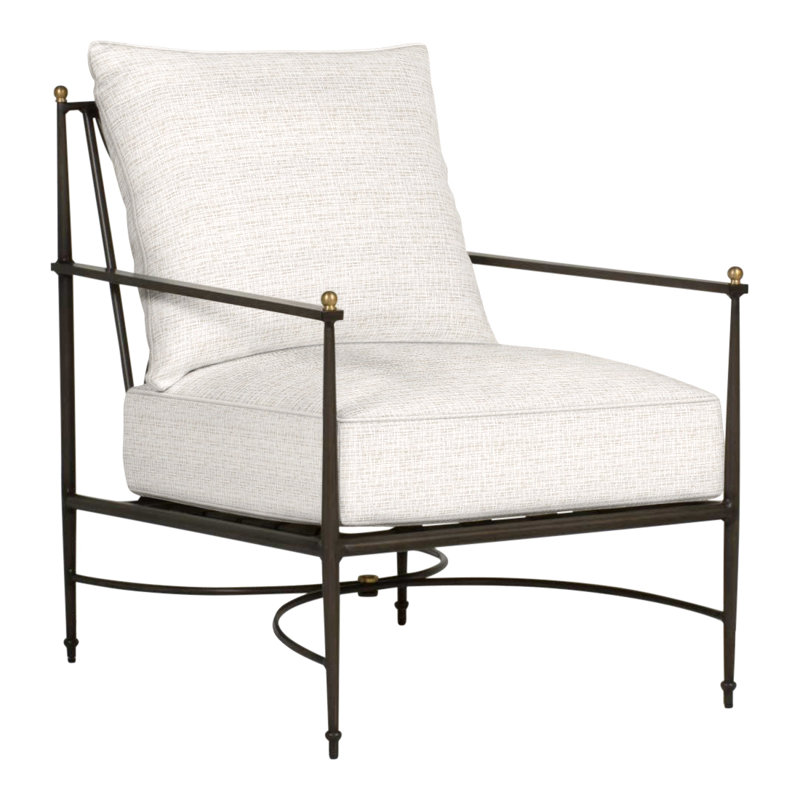 Chaise de patio avec coussins Roma, Welt, Perigold IceBreaker polaire