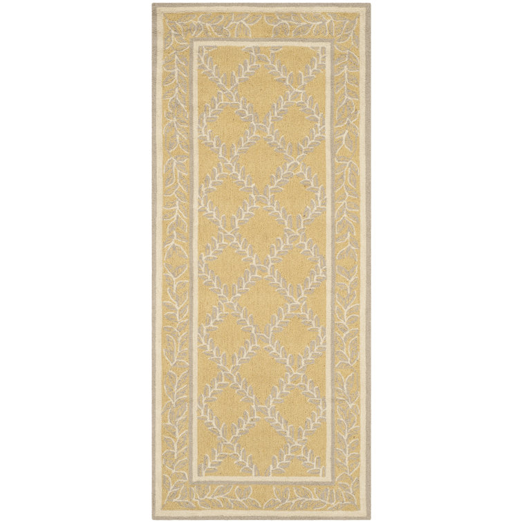 Jonsson Hand Hooked Wool Pile Geometric Rug
