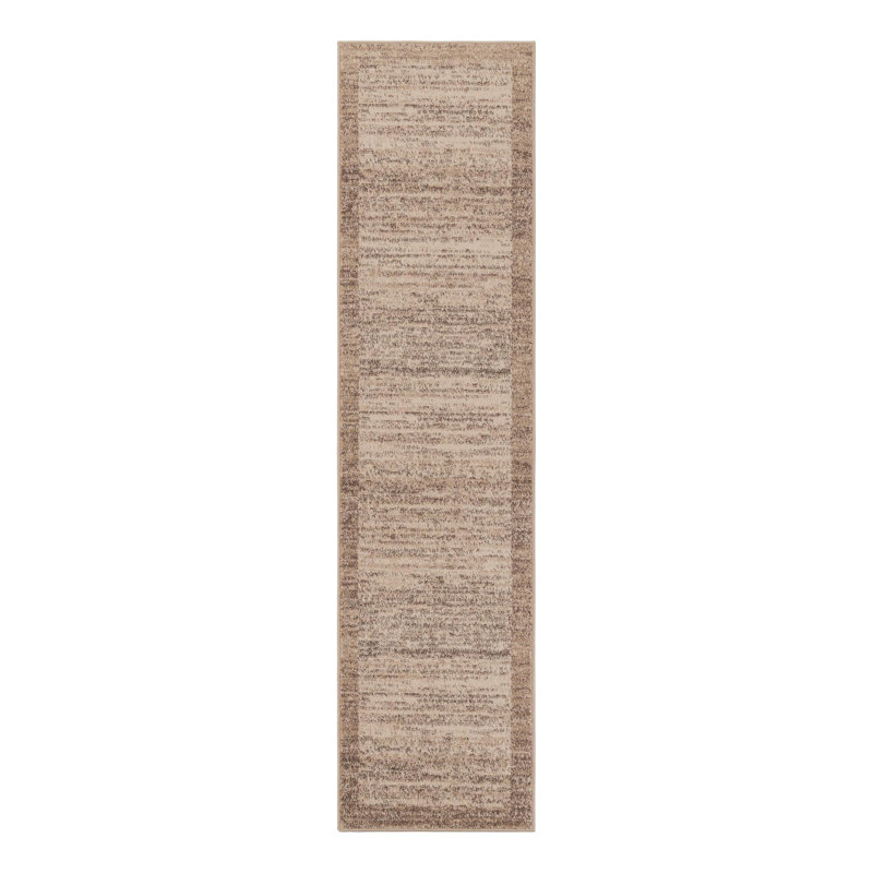 Hermina Beige Area Rug, Runner 2' x 8'
