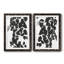Pothos Silhouette I - ensemble de 2 reproductions de dessins encadrés-501853573-501853577