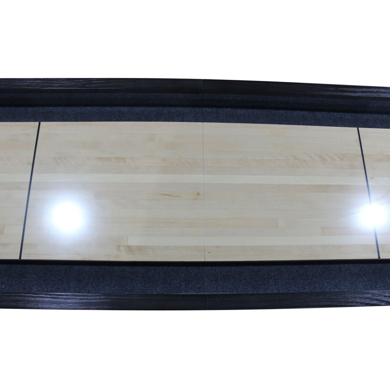 Saybrook Shuffleboard Table, 16', Weathered Midnight Charcoal Gray