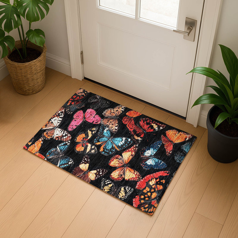 Tapis Premium lavable à la machine Mayfield AMF2201, Noir, 1 pi 8 po x 2 pi 6 po