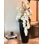 San Jose Planter In Glossy With Cascading Orchids