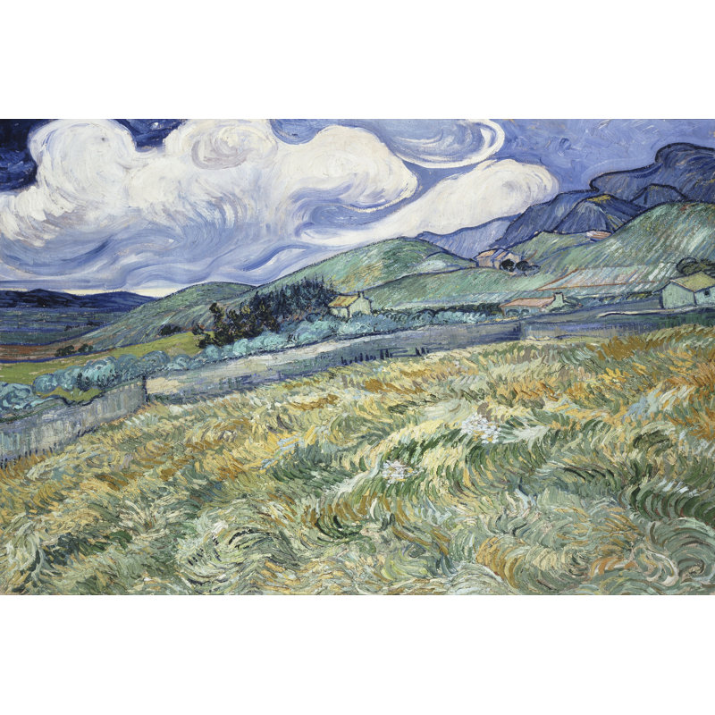 Van Gogh, paysages avec nuages II, H 20 po x l 30 po