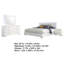 Sok 4 Piece Bedroom Set LED Lights Faux Leather-114565917
