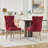 Dining Chair (Wine Red)