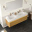 Ensemble de meuble-lavabo double 60 po avec lavabo