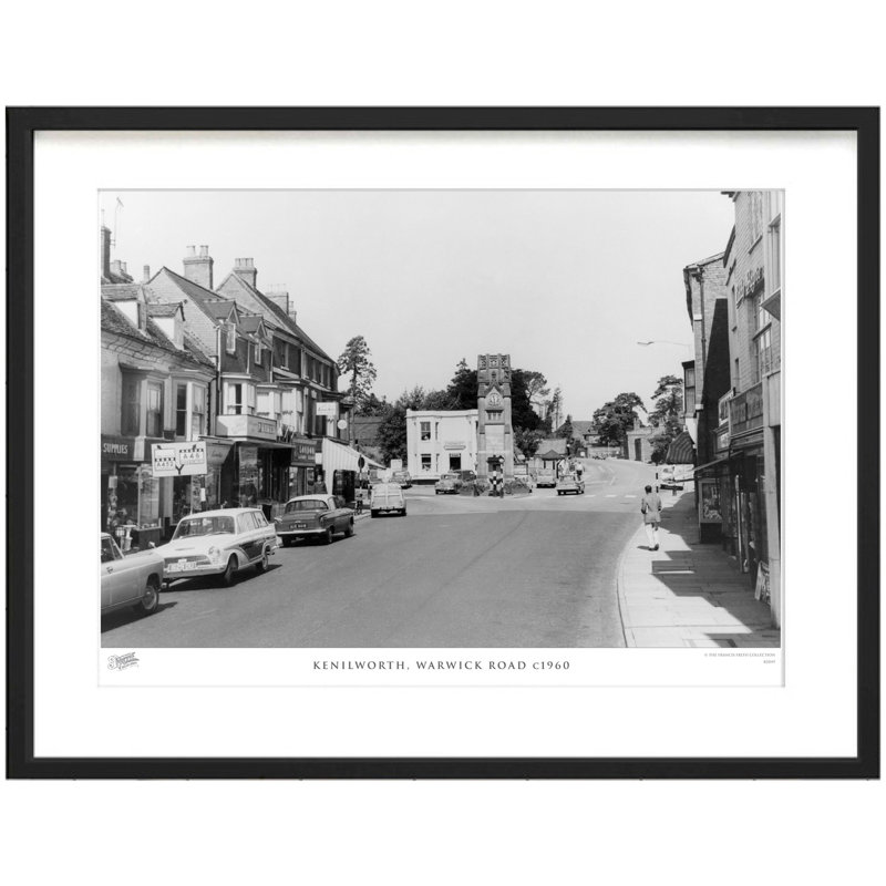 Kenilworth, Warwick Road C1960 by Francis Frith - Single Picture Frame Print, 60cm H x 80cm W x 2.3cm D