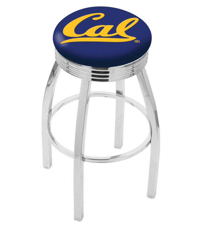 NCAA 25" Swivel Bar Stool, Cal