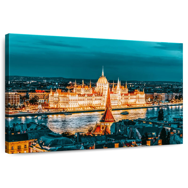 Rorry Hungarian Parliament Lights, 32" H x 48" W