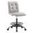 Modway Prim Armless Vegan Leather Drafting Chair-1228256649-1228256648